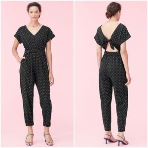 REBECCA TAYLOR LA VIE ROMY DOT JERSEY JUMPSUIT